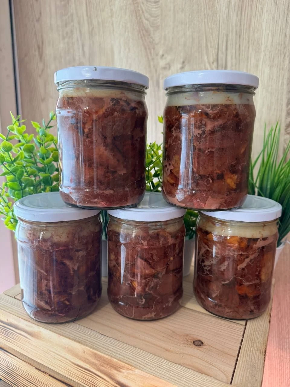 Тушенка говяжья из кускового мяса